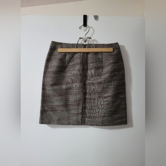 Sparkly brown holiday skirt banana Republic mini skirt - Picture 5 of 7